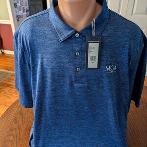 New Vineyard Vines Men's Golf Polo Blue